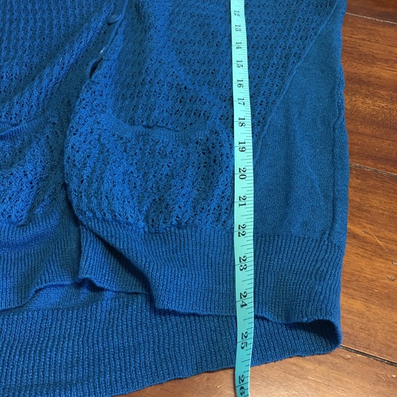 Sparrow for Anthropologie Teal Cardigan - Picture 6 of 6